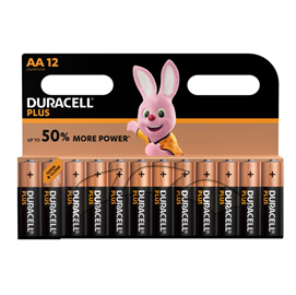 Blister 12 pile stilo aa - plus power - duracell