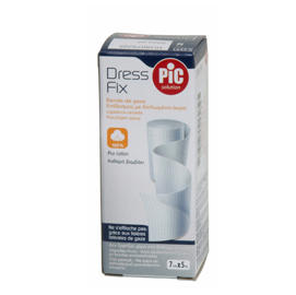 Benda di garza orlata - 7cm x 5m - pvs - scatola da 12 bende