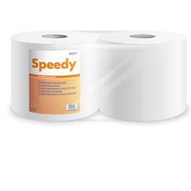 Bobina asciugatutto speedy - 2 veli - 44gr - diametro 25,5 cm - 25 cm x 171 mt - microgoffrata - lucart