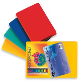 Busta porta card - 5,8x8,7 cm - 2 tasche - colori assortiti - sei rota