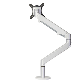 Braccio porta monitor singolo jamy - grigio metallizzato - alba