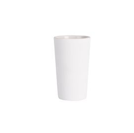 Bicchiere porta spazzolini linea mercurio - bianco - king collection