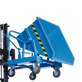 Benna ribaltabile - in metallo - 130 x 100 x 112 cm - carvel