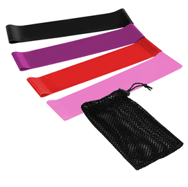 Bende elastiche resistance band - set 4 pezzi