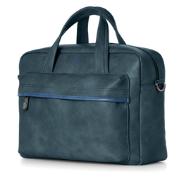Borsa con manici bluegate - 40 x 29 x 16 cm - blu - in tempo