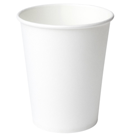 Bicchiere in carta - 350 ml - bianco - signor bio - conf. 50 pezzi