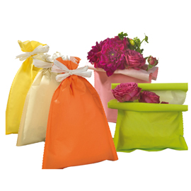 Busta regalo spring - 25 x 40 cm - 45 gr - carta - 5 colori assortiti - pnp - conf. 25 pezzi