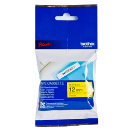 Brother - nastro -  nero/giallo - mk631 - 12mm x 8mt