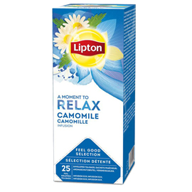 Camomilla - feel good selection - in filtro - lipton - conf. 25  pezzi