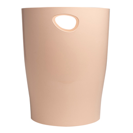 Cestino gettacarte ecobin skandi - altezza 33,5 cm - diametro 26 cm - 15 l - nude - exacompta