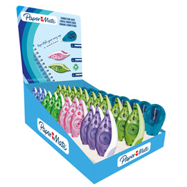 Correttori dryline grip/eco e e-line mini - modelli assortiti - papermate - expo 36 pezzi