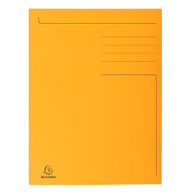 Cartella forever - 3 lembi - 24 x 32 cm - arancione - exacompta