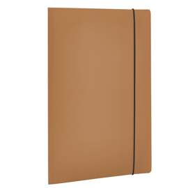 Cartellina 3 lembi holos - pp - 25x35cm - marrone - fellowes