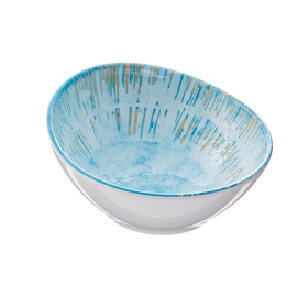 Ciotola linea oceano - diametro 14,5 x 14,2 x 7 cm - melamina - leone