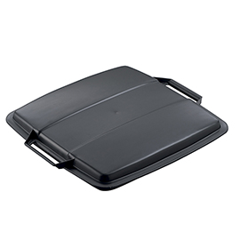 Coperchio per bidone durabin 90 l - nero - durable
