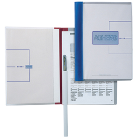 Cartelline ad aghi capri 66 - 21x29,7 cm - rosso - sei rota - conf. 5 pezzi