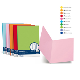 Cartelline semplici luce - 200 gr - 25x34 cm - pistacchio - favini - conf. 50 pezzi