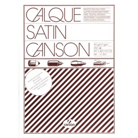 Carta lucida satinata per disegno manuale - a3 - 250 fogli - 90/95gr - per fotocopie/stampe laser - canson