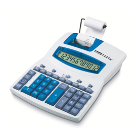 Calcolatrice da tavolo scrivente 1221x - 12 cifre - bianco - ibico