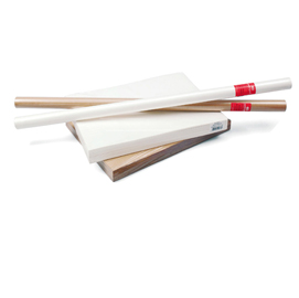 Carta kraft per pacchi - 80 gr - avana millerighe - rex sadoch - rotolo 100 cm x 5 mt