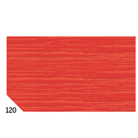 Carta crespa - 50x250cm - 60gr - rosso 120 - sadoch - conf.10 rotoli