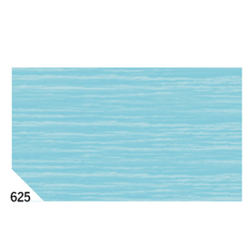 Carta crespa - 50x250cm - 60gr - azzurro 625 - sadoch - conf.10 rotoli