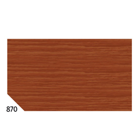 Carta crespa - 50x250cm - 60gr - marrone 870 - sadoch - conf.10 rotoli