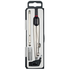 Compasso universale medio - diametro max cerchio 480mm - con allunga - rotring