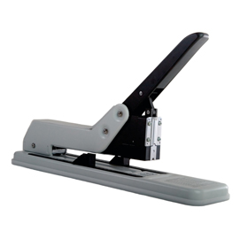 Cucitrice da tavolo leone 130 - braccio lungo - capacità massima 180 fogli - grigio/nero - arké