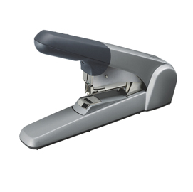 Cucitrice da tavolo heavy duty flat clinch - capacità massima 60 fogli - argento - leitz