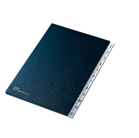 Classificatore numerico 1/12 - 24x34 cm - blu - fraschini