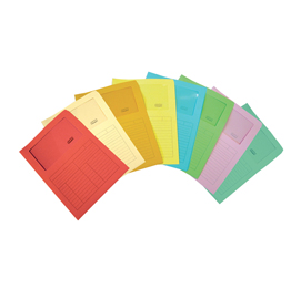 Cartelline a l con finestra sintex - cartoncino 120 gr - 22x31 cm - verde - blasetti - conf. 50 pezzi