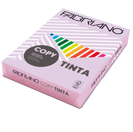 Carta copy tinta - a4 - 80 gr - colore tenue lavanda - fabriano - conf. 500 fogli
