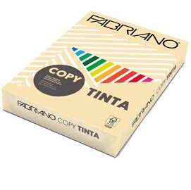 Carta copy tinta - a4 - 80 gr - colore tenue onice - fabriano - conf. 500 fogli