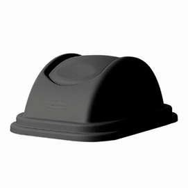 Coperchio basculante per cestino separa rifiuti - 40,6x29,5x17,8 cm - 39 l - nero - rubbermaid