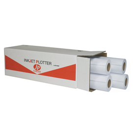 Carta plotter inkjet jp one p.90m - 625 mm x 50 mt - 90 gr - opaca - bianco - as marri