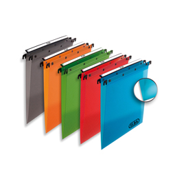 Cartella sospesa - ppl - cassetto - interasse 33 cm - fondo v - 31,6x25 cm - colori assortiti - favorit