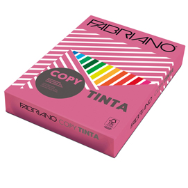 Carta copy tinta - a4 - 160 gr - colori forti fucsia - fabriano - conf. 250 fogli