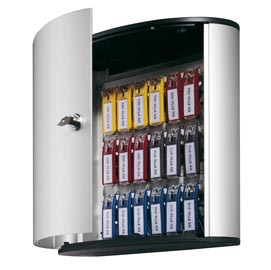 Cassetta portachiavi da parete key box - 30,2x11,8x28 cm - 18 posti - grigio - durable