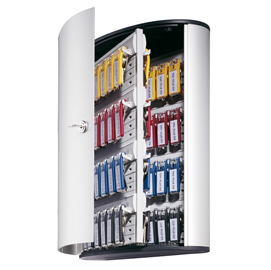 Cassetta portachiavi da parete key box - 30,2x11,8x40 cm - 72 posti - grigio - durable