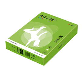 Carta maestro color - a4 - 80 gr - verde forte ma42 - mondi - conf. 500 fogli