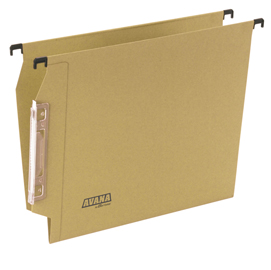 Cartella sospesa avana - armadio - interasse 33 cm - fondo v - 32,6x27,5 cm - avana - bertesi