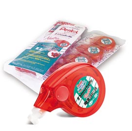 Correttore a nastro il bianchetto - 10mt x 4,2mm - pentel - conf.4 pezzi