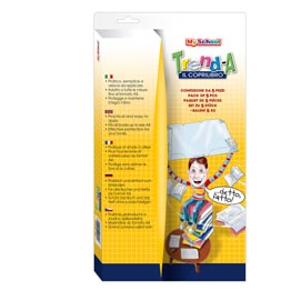 Coprilibro trend-a preformato - 48x31cm - neutro trasparente - ri.plast - conf. 5 pezzi