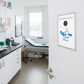 Cornice magnetica duraframe® - a4 - 21x29,7 cm - bianco - durable