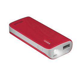 Caricabatteria powerbank 4400 - rosso - trust