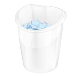 Cestino gettacarte ellypse xtra strong - altezza 38 cm - 15 lt - bianco artico - cep