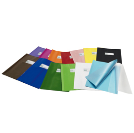 Coprimaxi green line - 21x30cm - pvc - blu - tasca portanome - con alette - ri.plast