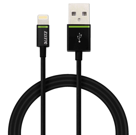 Cavo da lightning a usb - 1 m - nero - leitz complete