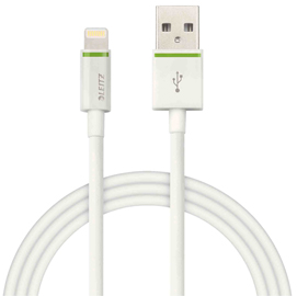 Cavo xl da lightning a usb - 2 mt - bianco - leitz complete